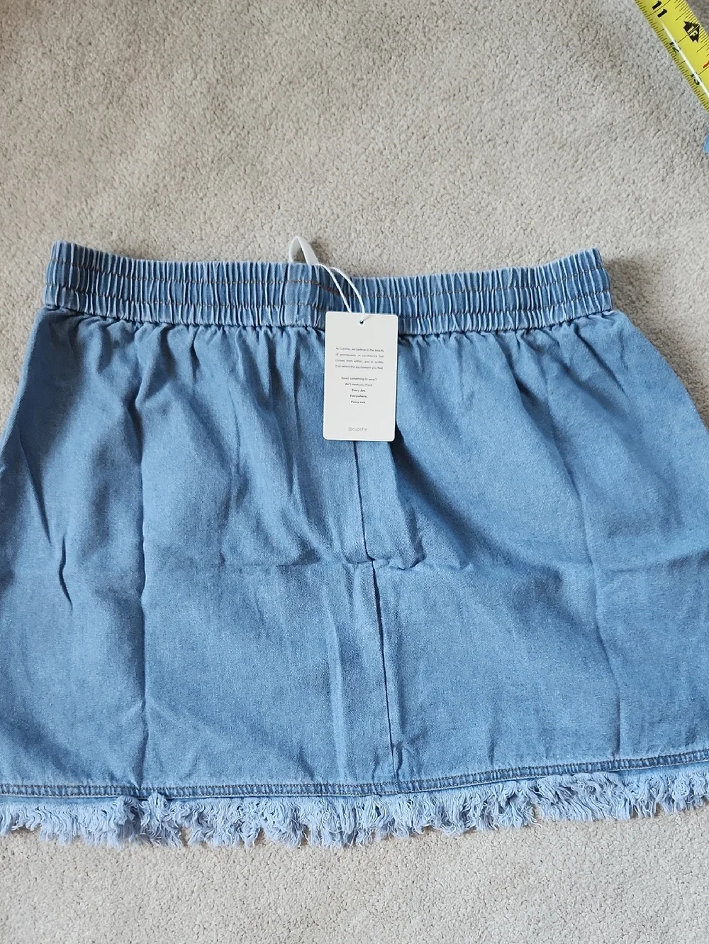 Blue Mini Skirt - XL